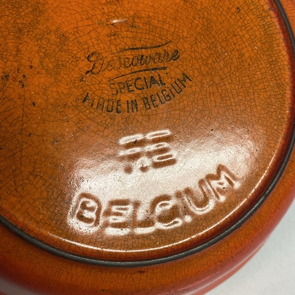 Descoware Flame 7” Nonstick Enamelware Skillet Pan 81-C FE Belgium - Picture 15 of 17